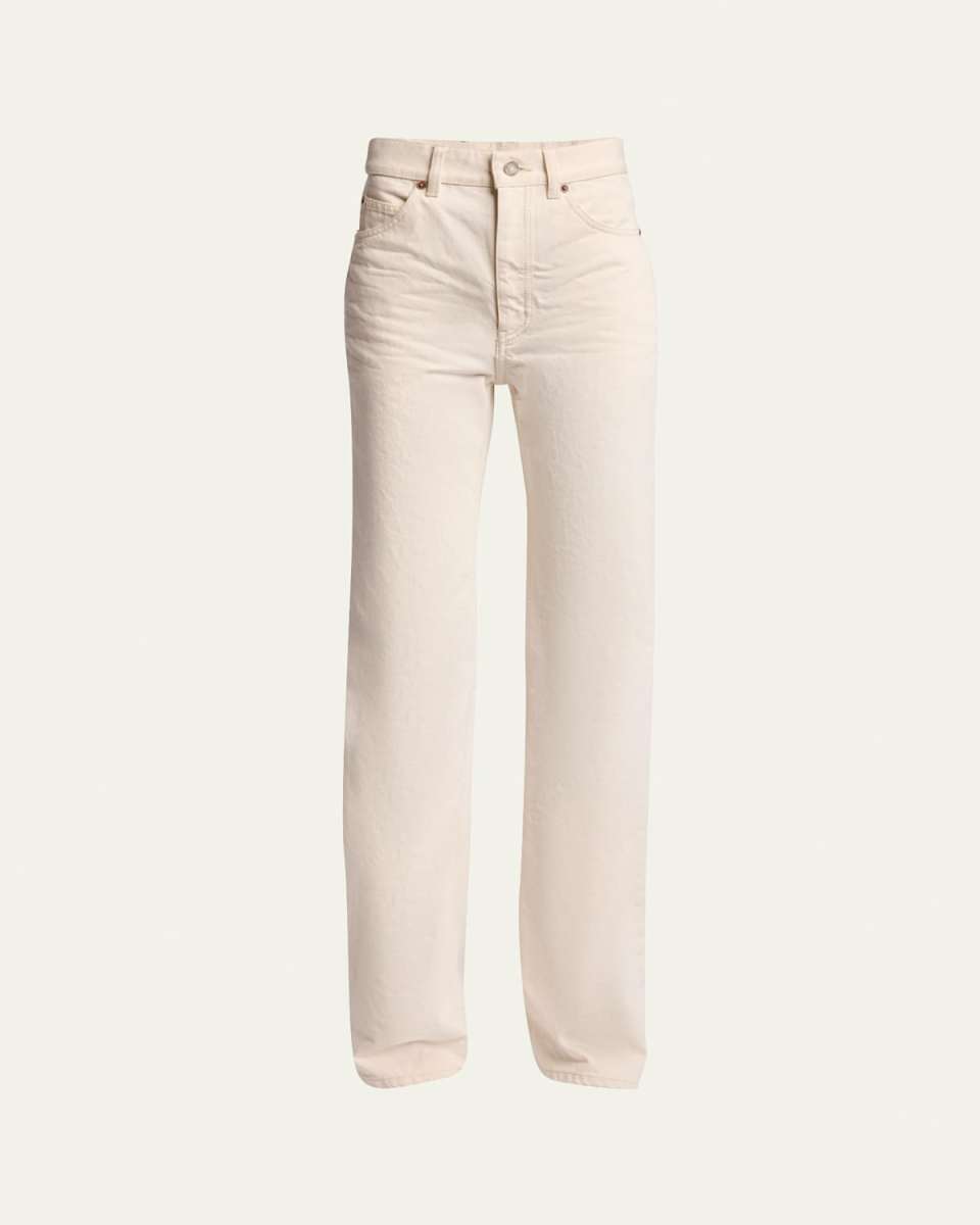 Straight Denim Pants